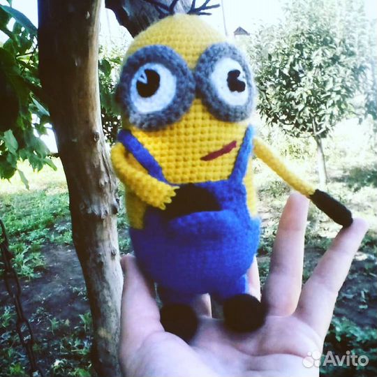 Вязаные игрушки Миньон