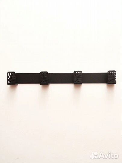 Крючки для полотенец, вешалки металлические черный