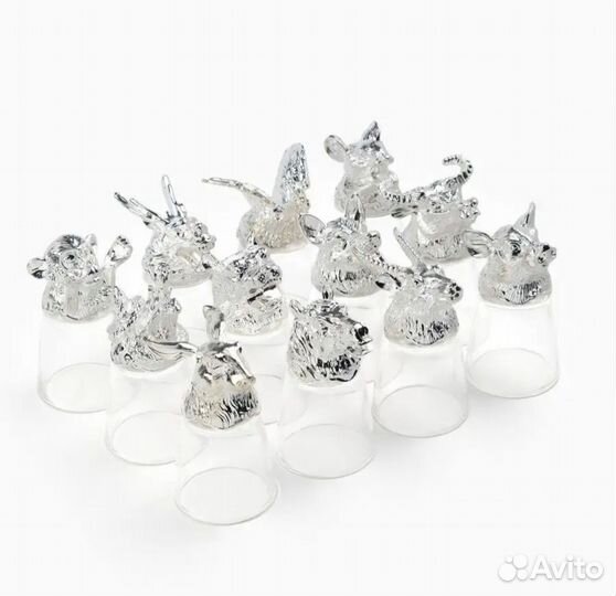 Набор рюмок подарочный 12 штук перевёртыши