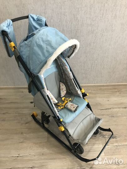 Детские санки коляска