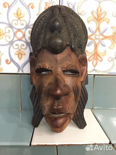 Винтажные тарелки, панно, маски СССР, Африка