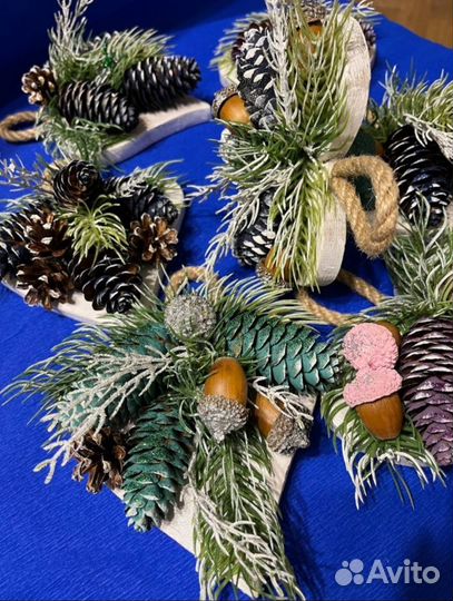 Новогодний декор, подвеска в виде сердечка