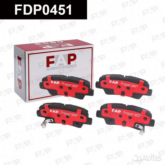 Колодки тормозные FDP0451 FAP Россия