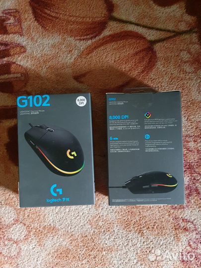 Игровая мышь Logitech G102 lightsync (черный)