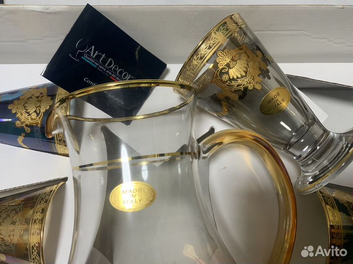 Графин и бокалы art decor veneziano