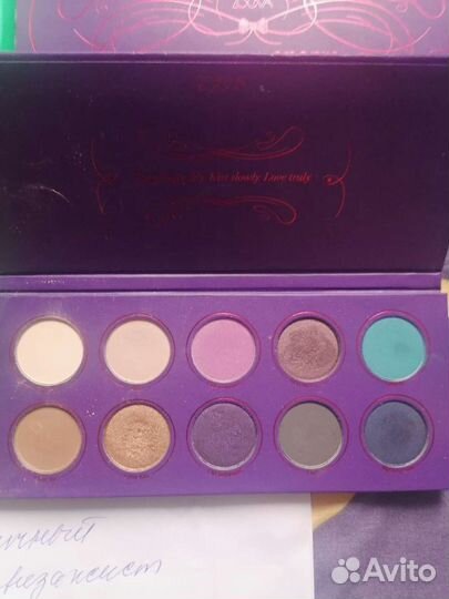 Палитра теней оригинал Zoeva