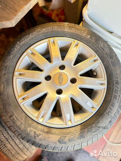 Диски литые R14 4x108 с резиной