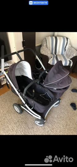 Коляска для двойни valco baby