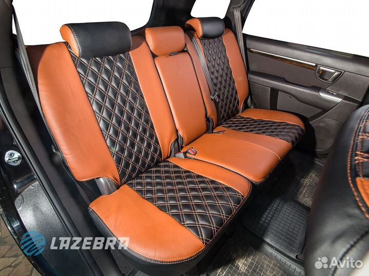 Чехлы из экокожи для Hyundai Santa Fe