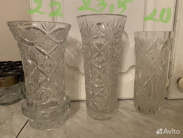 Хрустальная ваза