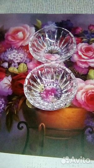 Розетки для варенья хрустальные СССР