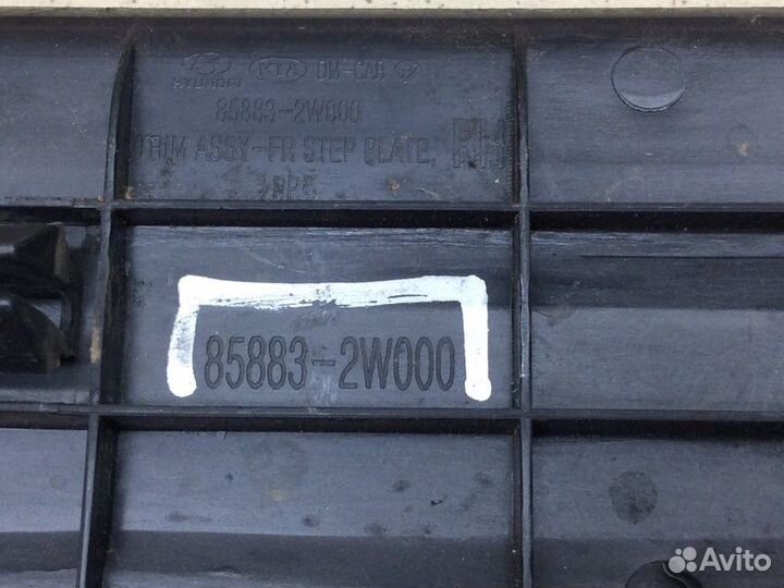 Накладка порога (внутренняя) передняя правая