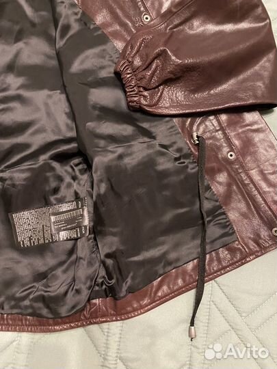 Кожаная куртка zara р.M