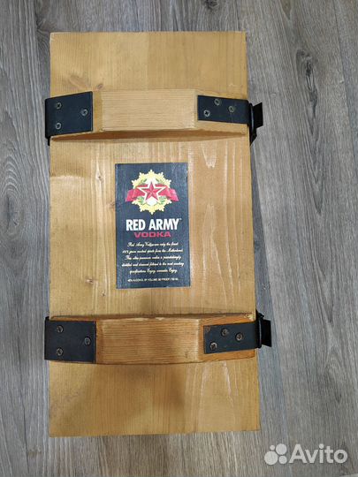 Ящик деревянный коробка от водки Red army