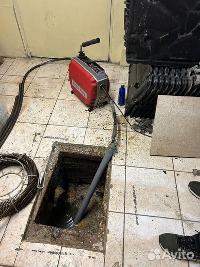 Устранение засоров/прочистка канализации 24/7