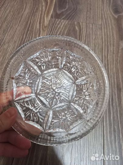 Хрустальная пепельница(тарелочка)