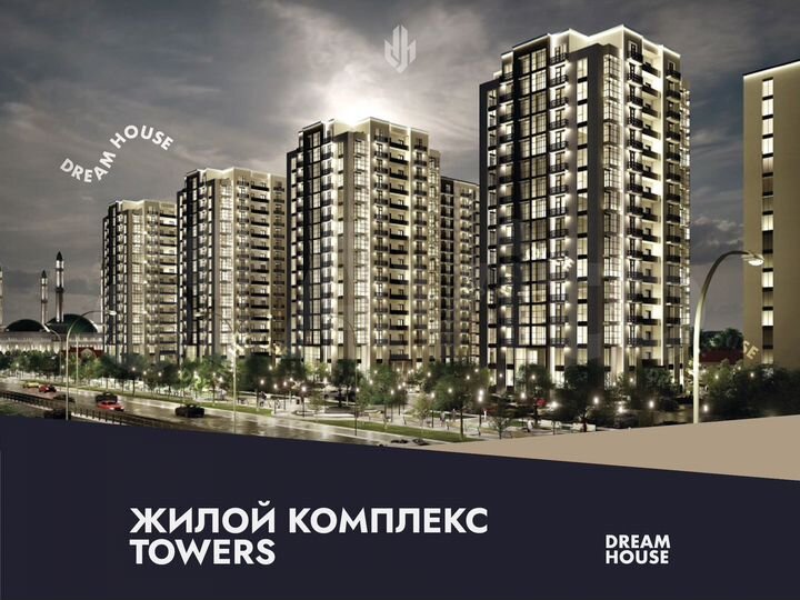1-к. квартира, 43,9 м², 9/16 эт.