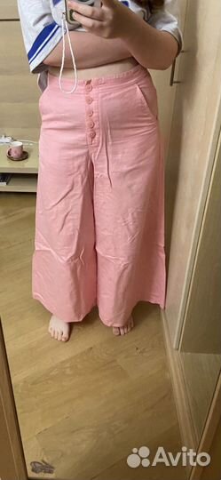 Льняные кюлоты женские