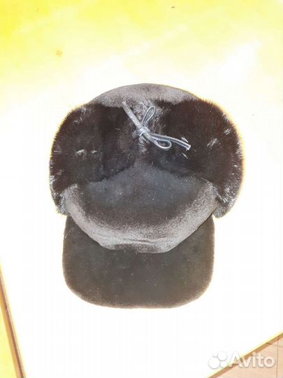 Норковая шапка мужская