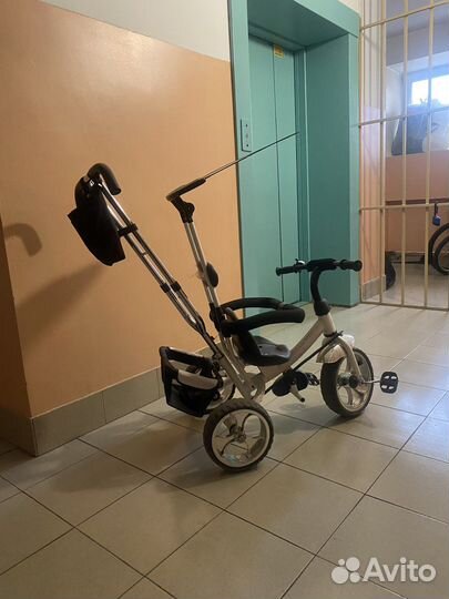 Детский велосипед с родительской ручкой