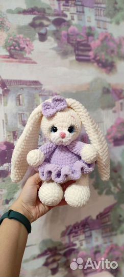 Игрушка плюшевая Зайка