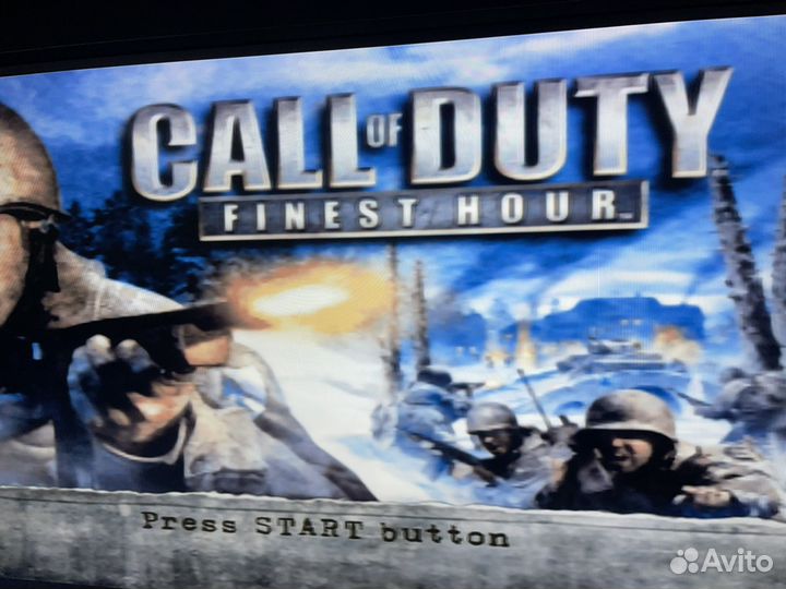 Игра для Sony PS 2, call of duty и black