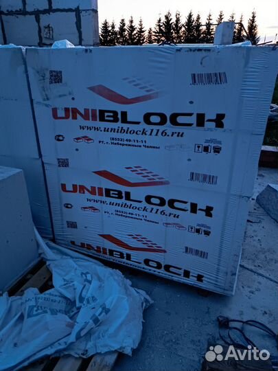 Газоблок Uniblock остатки