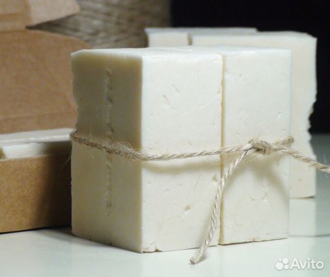Взбитое мыло ручной работы «Жемчужное»