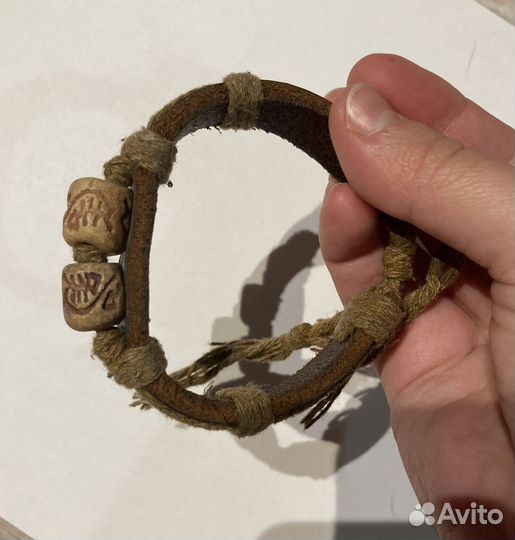 Браслет кожаный