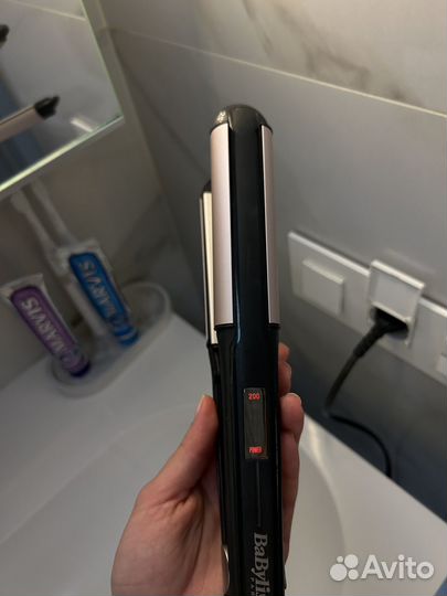 Выпрямитель (утюжок) babyliss для локонов
