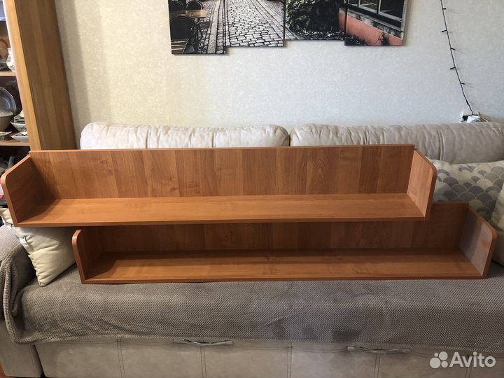 Полки стеллажи деревянные