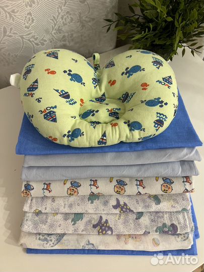 Пеленки детские пакетом и подушка