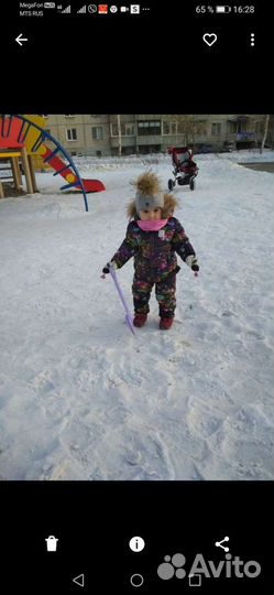 Шлем зимний, варежки