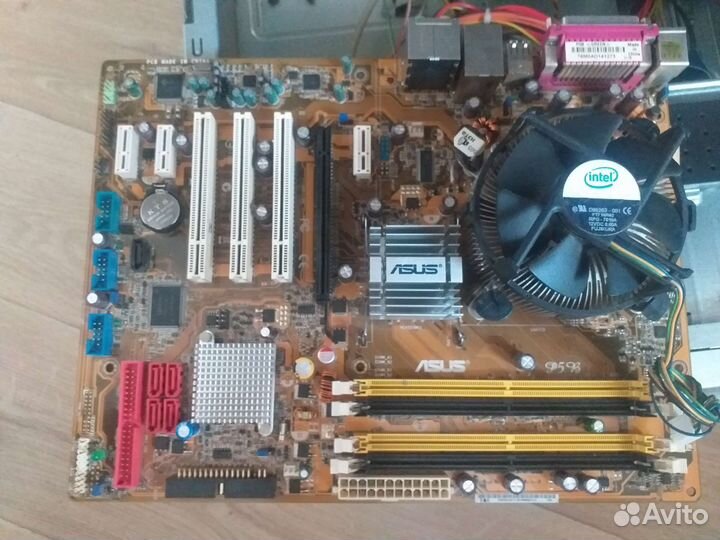 Плата Asus p5b 775 сокет intel core duo 4400