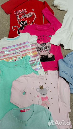 Вещи пакетом на девочку 98 104