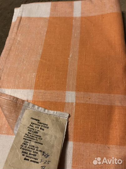 Скатерть лен СССР