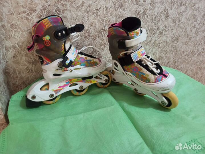 Роликовые коньки детские раздвижные