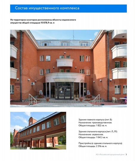 Недвижимость (санаторий) 12 684 м²