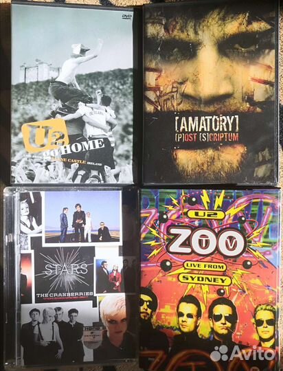 Концерты и клипы на dvd