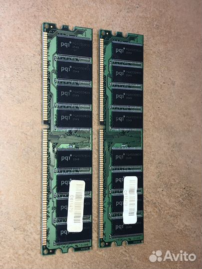 Оперативная память PQI DDR1-400 512MB