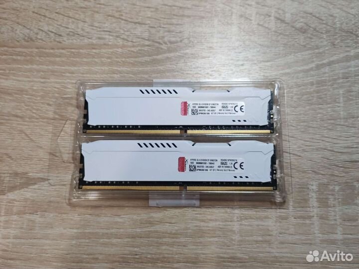 HyperX Fury White 16GB DDR4 2666Mhz