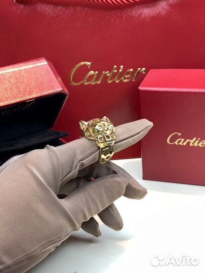 Cartier panthere кольцо