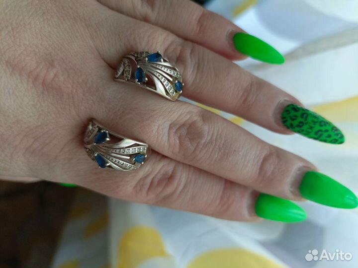 Серьги серебро 925