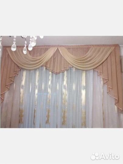 Ламбрекен, занавески, тюль, шторы