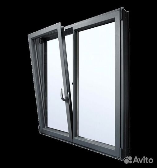 Алюминиевые балконные рамы-купе