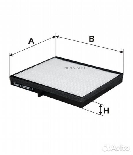 Filtron K1166 Фильтр салона K1166