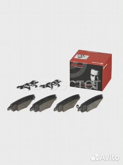 Тормозные колодки дисковые задний мост P 30 054