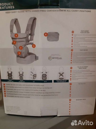 Эргорюкзак ergobaby omni 360