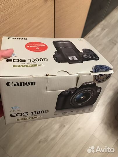 Фотоаппарат canon 1300d