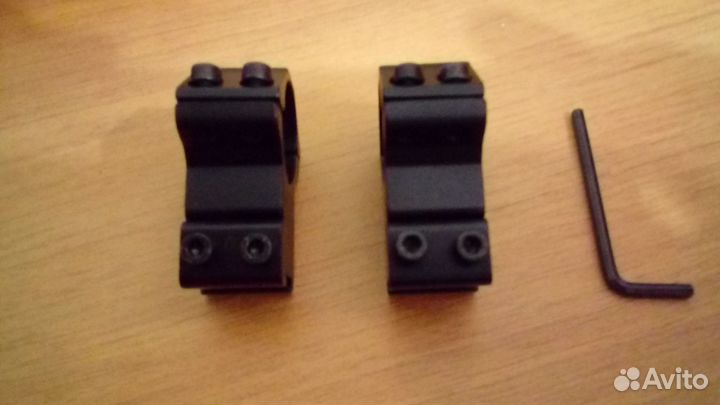 Кольца под оптический прицел ласточкин хвост 11 мм